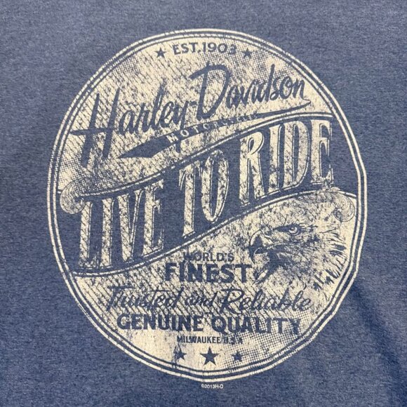 Harley Davison t-shirt size medium - Picture 2 of 5